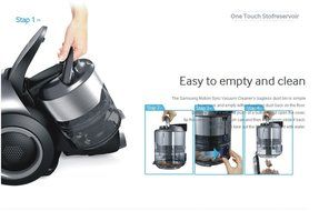 Samsung Bagless Vacuum Cleaner VC77F80LNCC/800W/Motion Sync/Dust Sensor/220V N3