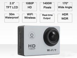 CXTX WIFI Wireless Mini 1080P HD 30-Meter Waterproof Sports DV Full 2.0" LCD 170&deg; Wide Angle Lens Video outdoor... N16