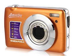 Amkov 800-Oe 2.7" Tft Lcd Screen Digital Camera With 4X Digital Zoom &amp; 3X Optical Zoom (Orange) Produced by YSK N3