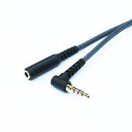 KetDirect 200cm(6ft) Right angle 4 pole 3.5mm 1/8 inch male to 4 pole 3.5mm 1/8 inch Female Stereo Audio headphone... N6