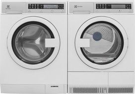 Electrolux EIFLS20QSW 24" Compact Front Load Washer with 2.4 cu. ft. Capacity, and EIED200QSW 24" Compact Front...