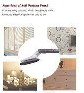 I-clean for Dyson Soft Dusting Brush Tool Replacement Vacuum Cleaner Soft Dusting Brush and 32mm (1/4 inch) Connector... N6