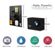 GBB WIFI 12MP 2.0" LCD HD 1080P 170&deg; Wide Angle Sports DV Waterproof Action Camera Camcorder, Update 25mm Diameter... N16