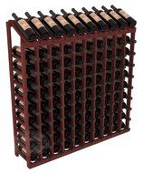 Wine Racks America&reg; Redwood 10 Column 10 Row Display Top Kit. 13 Stains to Choose From! N14