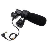 OBOSS Professional Q3 Shotgun DV Stereo Interview Microphone for Canon EOS 70D 60DNikon D4 D3X D5300 D5200 D300S... N8