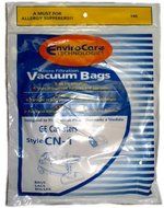 GE Canister CN-1 Vacuum Bags Microfiltration with Closure - 3 Pack