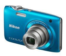 Nikon COOLPIX S3100 14 MP Digital Camera with 5x NIKKOR Wide-Angle Optical Zoom Lens and 2.7-Inch LCD - Black N17