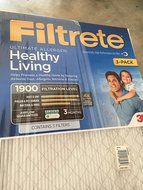 Filtrete Healthy Living Ultimate Allergen Reduction Filter, MPR 1900, 16 x 20 x 1-Inches, 3-Pack