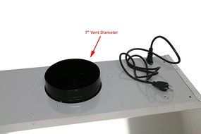 Awoco 30" RH-UC1310 10" High 1mm Stainless Steel Under Cabinet 4 Speeds 900CFM Touch Sensor Panel Range Hood with... N2