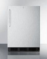 Summit SPR7OSST Professional 5.5 Cu. Ft. Stainless Steel Undercounter Built-In Compact Refrigerator N3