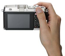 OLYMPUS Micro Four Thirds PEN E-P5 Silver E-P5 BODY SLV - International Version (No Warranty) N5