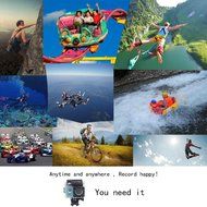 VISVEIL Mini 1080P Full HD DV Sports X-games Recorder Car Action Camera Camcorder,Waterproof Surfing Sports Camera... N9