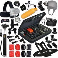 Xtech Travel and Hiking Accessories Kit for for GoPro HERO4 Session, Hero 4, 2, 1, Hero 4 Silver, Hero 4 Black...
