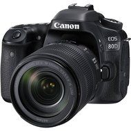 Canon EOS 80D Wi-Fi Digital SLR Camera &amp; 18-135mm IS USM Lens with 64GB Card + Battery &amp; Charger + Backpack +... N3