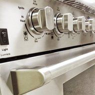 Kucht KRG3618U 36" Professional-Class Gas Range Convection Oven, 6 Top Burners, Blue Porcelain Interior in Stainless... N7