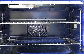 Kucht KRG3618U 36" Professional-Class Gas Range Convection Oven, 6 Top Burners, Blue Porcelain Interior in Stainless... N9