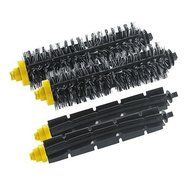 SHP-ZONE 2 x Bristle Brush &amp; 2 x Flexible Beater Brush for iRobot Roomba 600 700 Series Vacuum Cleaning Robots
