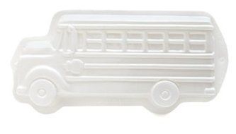 CK Products School Bus Pantastic Plastic Cake Pan