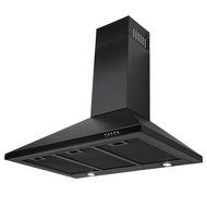FIREBIRD 30" Wall Mount Black Stainless Steel Push Button Touch Control Kitchen Vent Cooking Fan Range Hood w/... N2