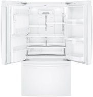 GE GFE26GGKWW 36" Energy Star Freestanding French Door Refrigerator with 25.8 cu. ft. Capacity, (White) N3
