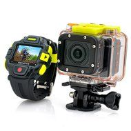 Tectac - Full HD Waterproof Action Camera 'Eyeshot' with Wi-Fi and Watch Remote Control - 1920x1080p, Panasonic... N7