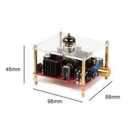 SainSonic 6N11 Tube Headphone Amplifier, Pure Class A for HIFI - US Transparent N2