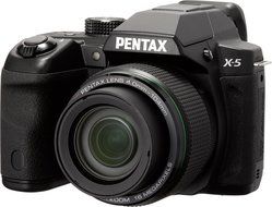 Pentax X-5 silver 16 Digital Camera with 26x Optical Image Stabilized Zoom with 3-Inch LCD (Silver) N7