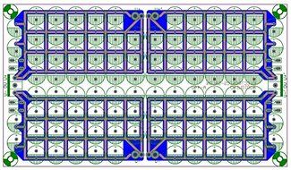 Electronics-Salon 1PCS Capacitor Filter Bare PCB, Support 100pcs D12.5mm Electrolytic Capacitors.