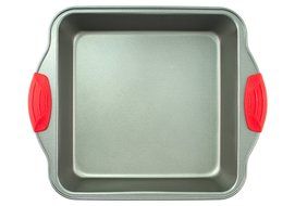 Non-Stick Steel 8-Inch Square Cake Pan by Boxiki Kitchen | Durable, Convenient, Premium Quality No-Stick Baking...