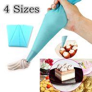 Generic Small/Large Decorating Reusable Cake Silicone Pastry Bag Icing Piping Cream N6