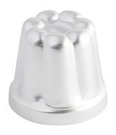 Ottinetti 2 Piece Baba Shaped Pudding Mold, 6cm/2.4&quot;, Gray