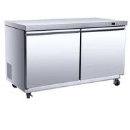 2 Door Stainless Steel 11.1 Cu. Ft Commercial Freezer Under Counter