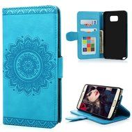 Note 5 Case,Samsung Galaxy Note 5 Case - Wallet Slim Fit Folio Stand 3D Basso-relievo PU Leather Flip Case with... N24