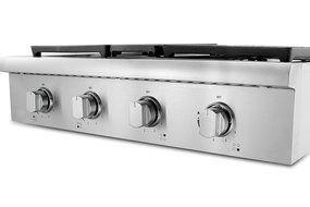 Thorkitchen HRT3003U 30" Pro-Style Gas Rangetop with 4 Sealed Burners, Stainless Steel N2