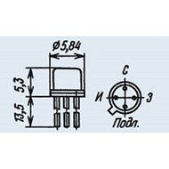 Transistors silicon KT117V USSR 5 pcs N2