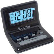 WESTCLOX 47538 LCD Digital Bedside Alarm Clock