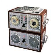 Spirit Of St Louis Wooden Alarm Clock CD Radio