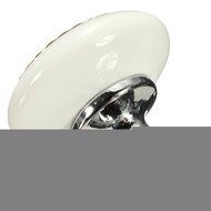 KINGSO 10pcs Retro Style Round Ceramic Door Knob Cabinet Drawer Cupboard White N4