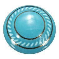 KINGSO 10pcs Retro Style Round Ceramic Door Knob Cabinet Drawer Cupboard White N7