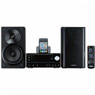 Sharp XL-HF201P 100 Watt RMS iPod Supported Micro Hi-Fi System - Black