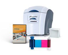 Complete ID Card Printer Bundle: Magicard Pronto ID Printer, SoftBadge Creator ID Software &amp; ID Supplies N3