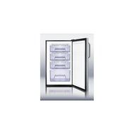Summit FS408BLCSSADA: ADA Compliant 20" wide built-in undercounter all-freezer, -20(degree) C capable with full... N5