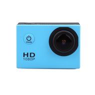 A9 1080P HD Sports Action Camera - 2&#039;&#039; LTPS LCD + Full HD 1080P + 30M Waterproof + 110&deg; Wide Angle Lens (Blue)
