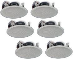 Yamaha In-Ceiling 3-Way 100 watts Natural Sound Custom Easy-to-install Speakers (Set of 6) with Dual Tweeters...