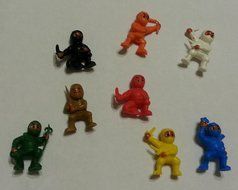 Ninja Cake Toppers Lot of 25