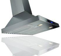 AKDY 30" Convertible Wall Mount Stainless Steel Ductless/Ventless Range Hood with Remote N2