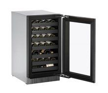 U-Line U3018WCINT00A Built-in Wine Storage, 18", Stainless Steel N2