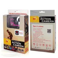 Womail WIFI Sports Camera Ultra HD 4K Dual Screen 2inch LCD Video With Remote Control Gold N3