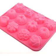 Chawoorim Flowers Silicone CandyMaking Molds - Cake Bread Chocolate Jelly Candy Baking Mould Craft Mold