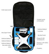 DJI Phantom 3 Backpack, Extra Light Weather Proof , for the Phantom 3 Professional, Advanced, and Standard Edition... N7